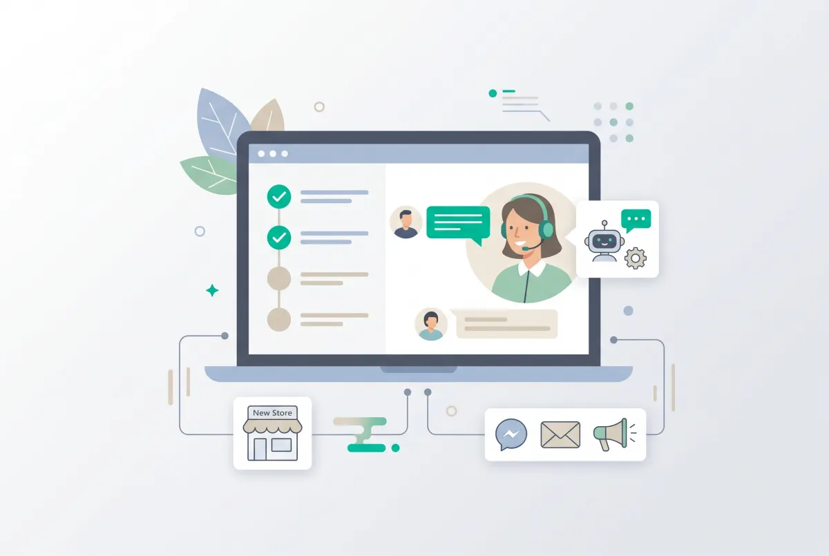 How to Set Up Live Chat and AI Customer Support for a New Shopify Store (2026 Checklist)